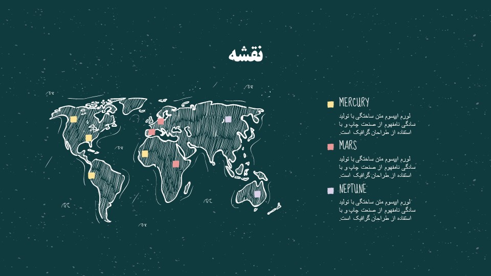 قالب پاورپوینت طرح تخته سیاه